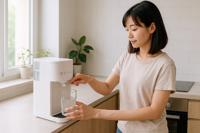 水道水補充型ウォーターサーバー「プティオ」とは？安くて使いやすい卓上タイプを徹底解説！