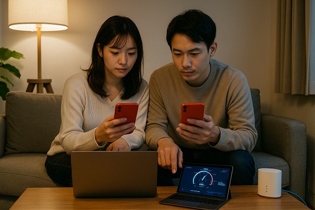 auひかりとドコモ光はどっちがいい？料金・速度・エリアで比較！