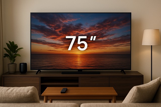 75インチテレビのサイズ感を徹底解説！