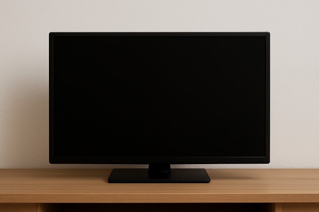 画面が真っ黒で音だけ出るテレビのトラブル