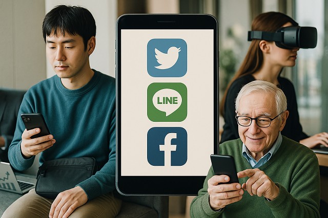 2025年の年代別SNS利用率を徹底分析！