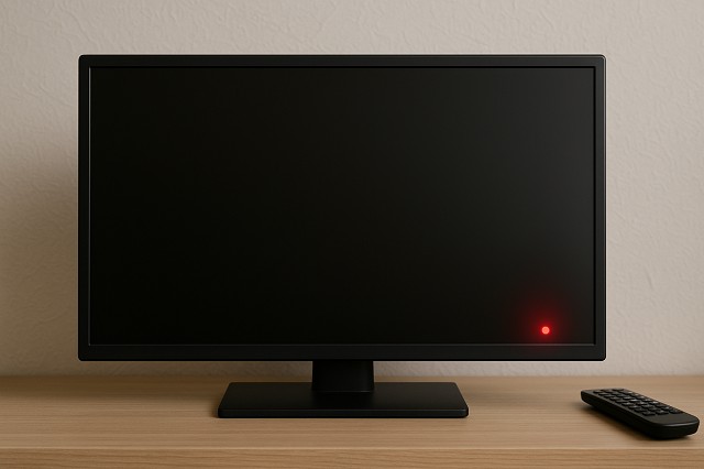 テレビが赤点滅する原因と対策について