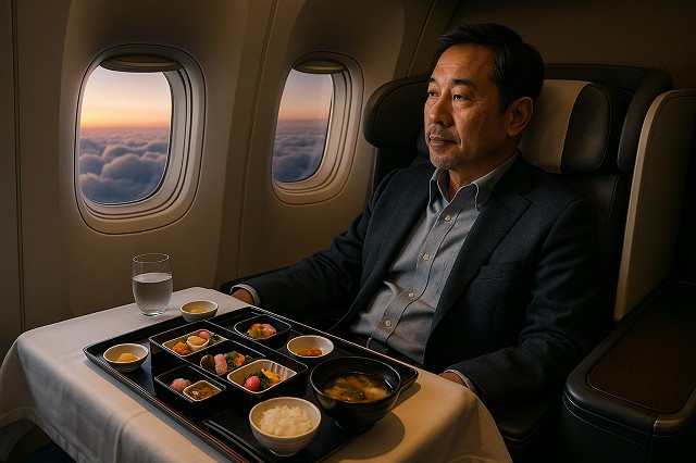 機内食を楽しむための「おかわり」法！ビジネスクラスならではの贅沢