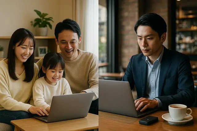auひかりとUQ WiMAXの比較｜選び方とおすすめの使い方